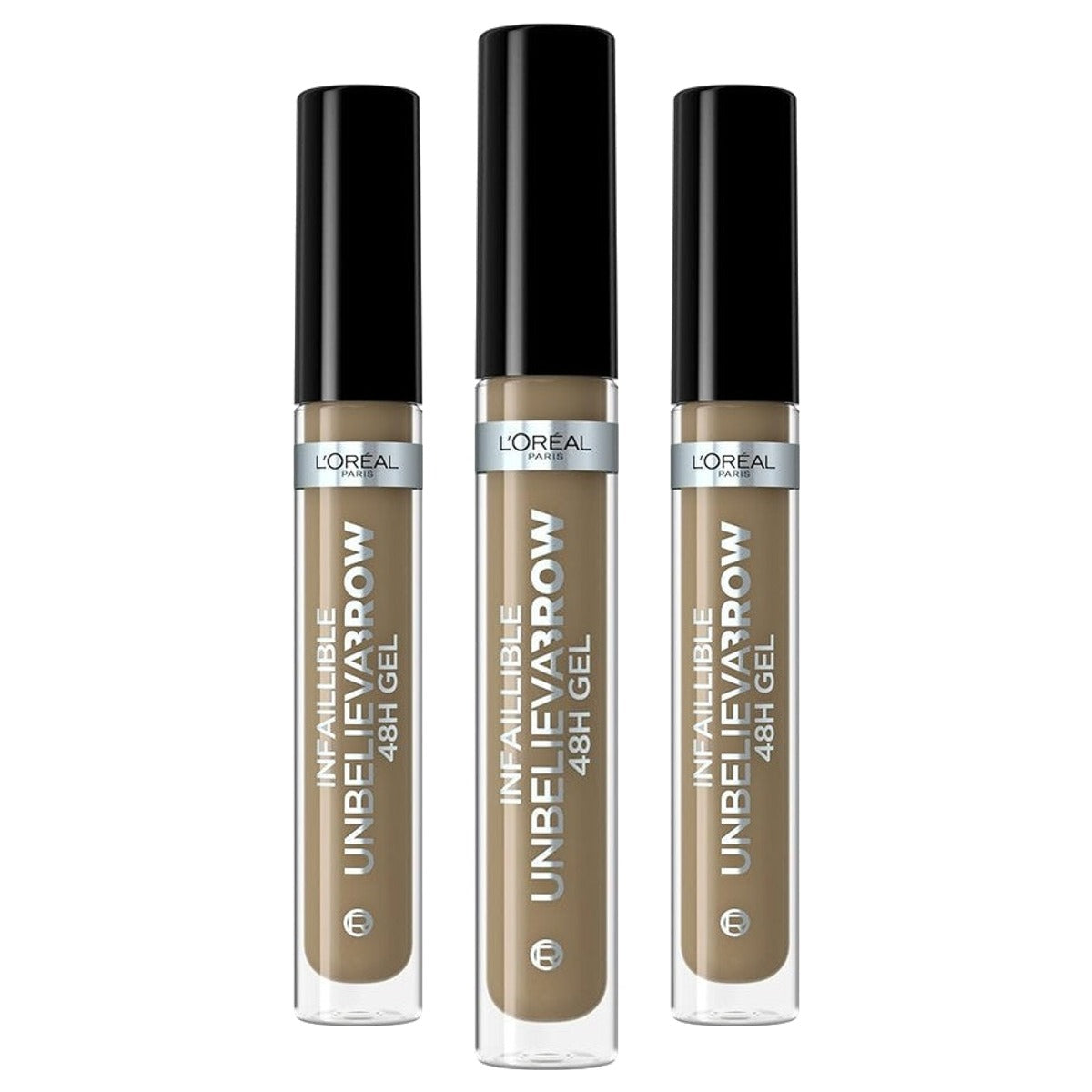 L'Oreal Paris Unbelieva Brow wenkbrauwgel 103 warme blonde - 3-pack