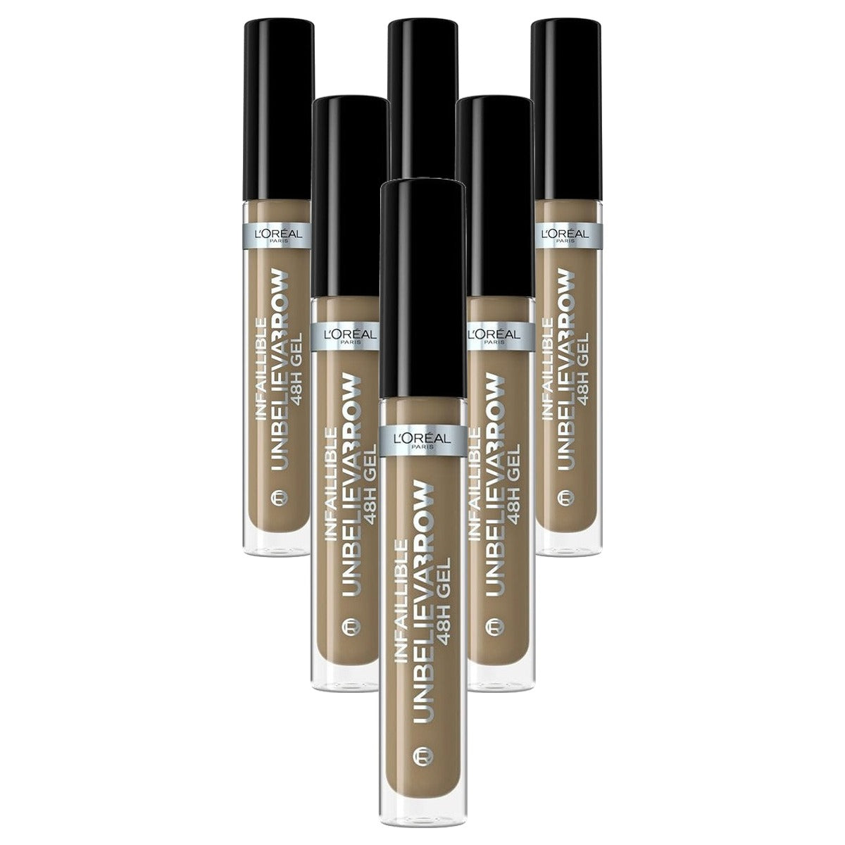 L'Oreal Paris Unbelieva Brow wenkbrauwgel 103 warme blonde - 6-pack
