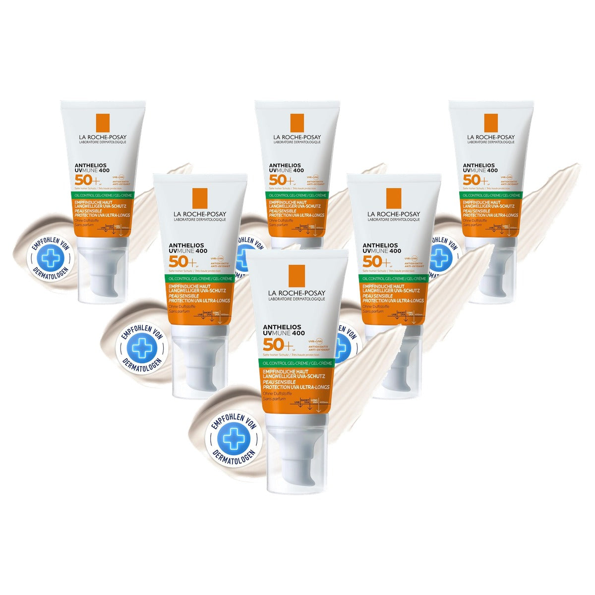 La Roche-Posay Anthelios UV Mune 400 Oil Control Fluid SPF 50+ 50 ml - 6-pack
