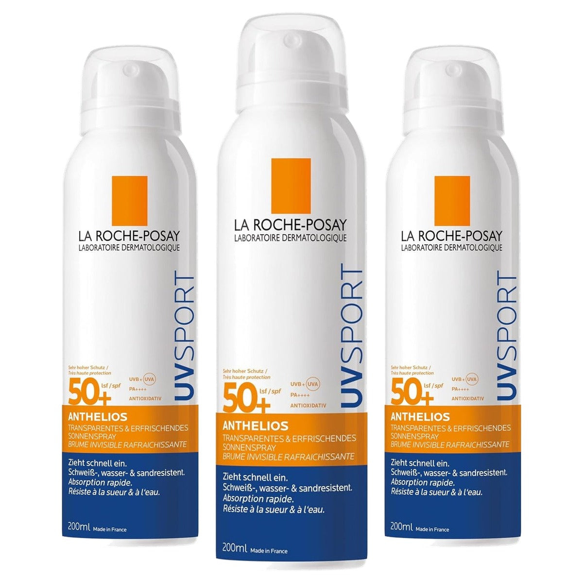 La Roche-Posay Anthelios UV Sport Zonnespray SPF50+ 200 ml - 3-pack