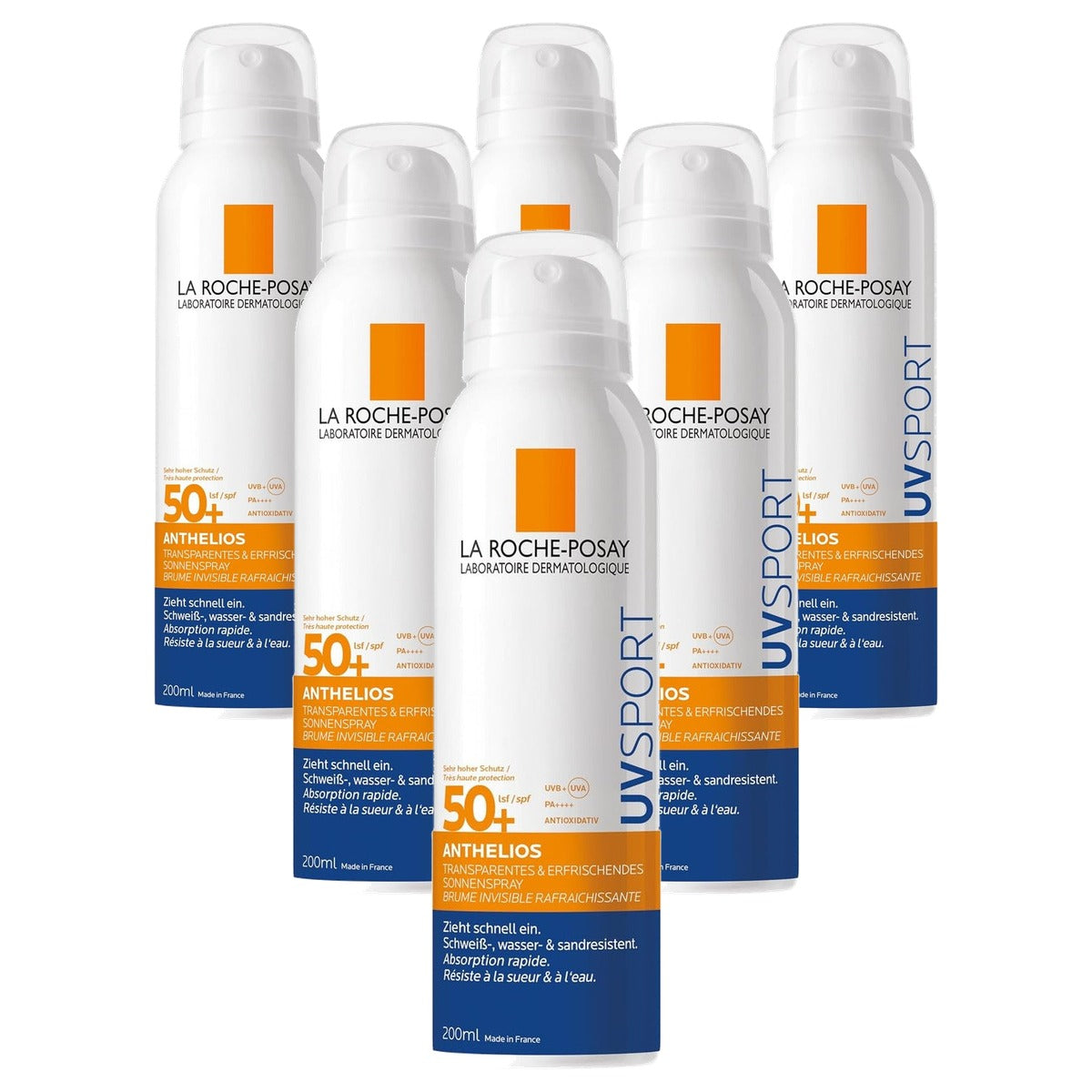 La Roche-Posay Anthelios UV Sport Zonnespray SPF50+ 200 ml - 6-pack