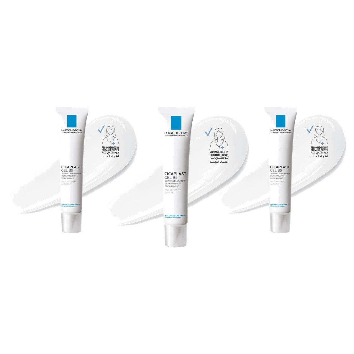 La Roche-Posay Cicaplast Gel B5 Regenererende Wondverzorgingsgel 40 ml - 3-pack