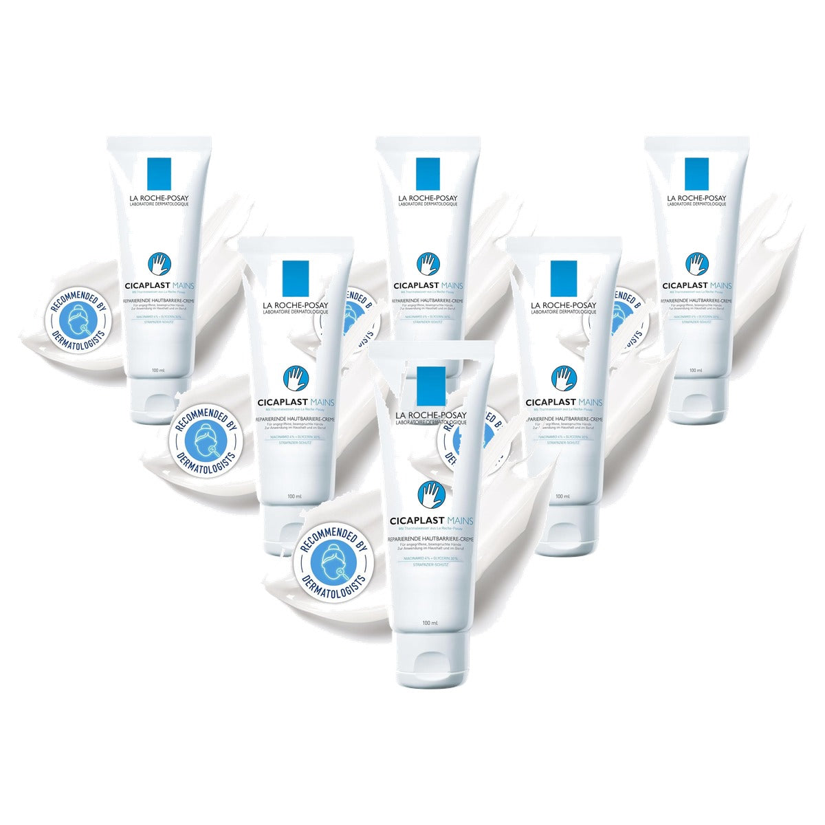La Roche-Posay Cicaplast Handen Reparerende Huidbarrièrecrème 100 ml - 6-pack
