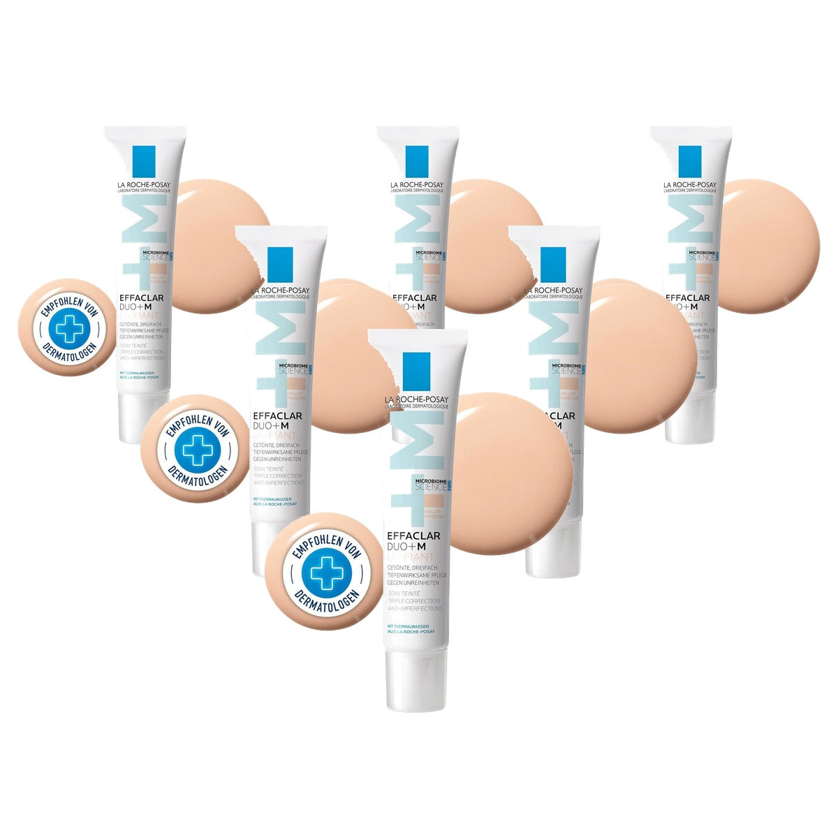 La Roche-Posay Effaclar Duo+M Unifiant Light Getinte Gezichtsverzorging 40 ml - 6-pack