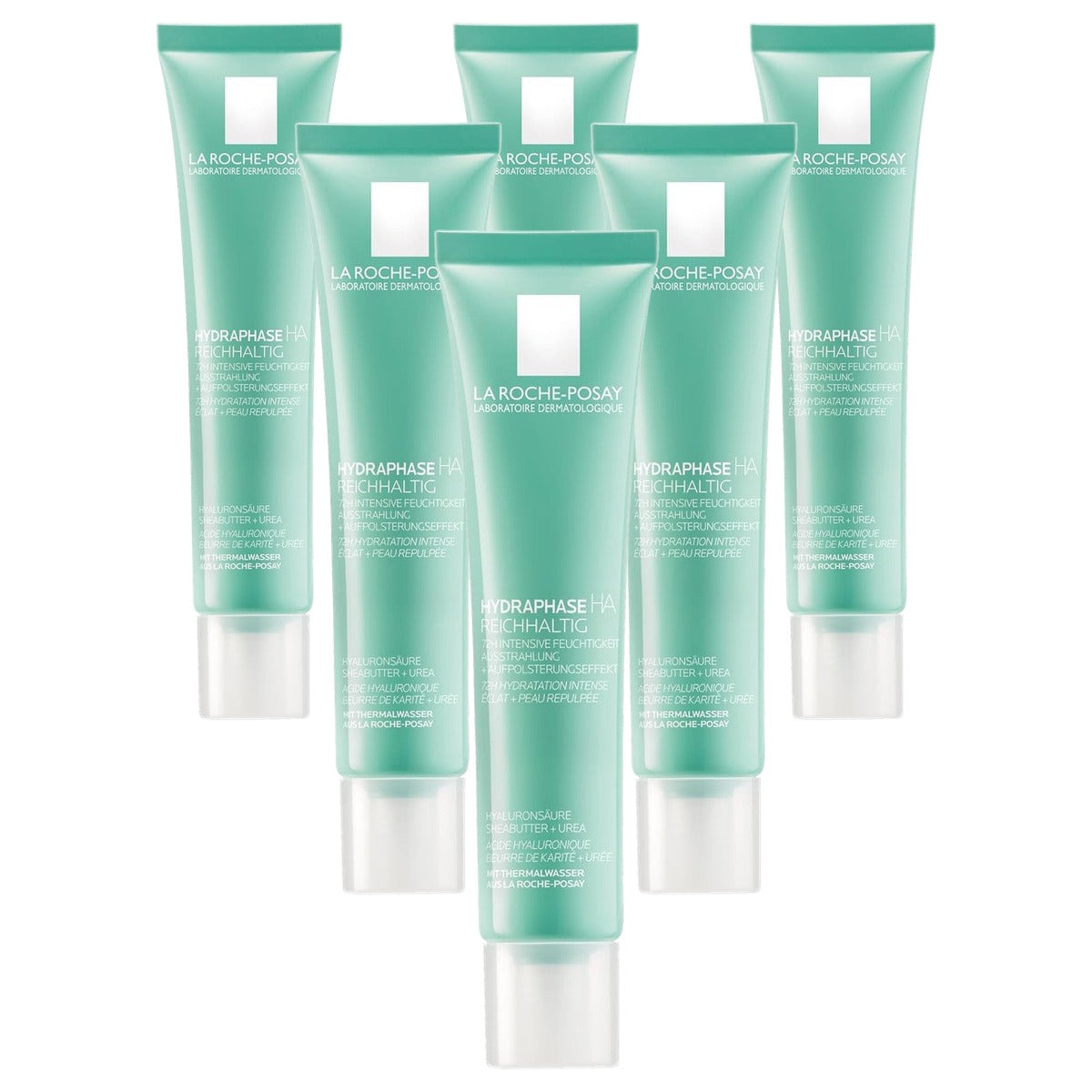 La Roche-Posay Hydraphase HA Rijk Vochtinbrengende Crème 40 ml - 6-pack