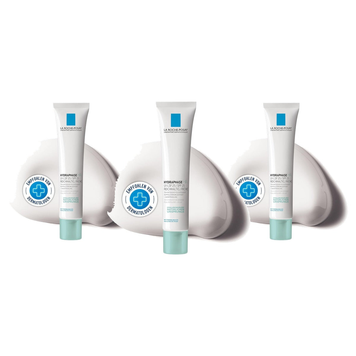 La Roche-Posay Hydraphase UV Light Vochtinbrengende Crème SPF 25, 40 ml - 3-pack