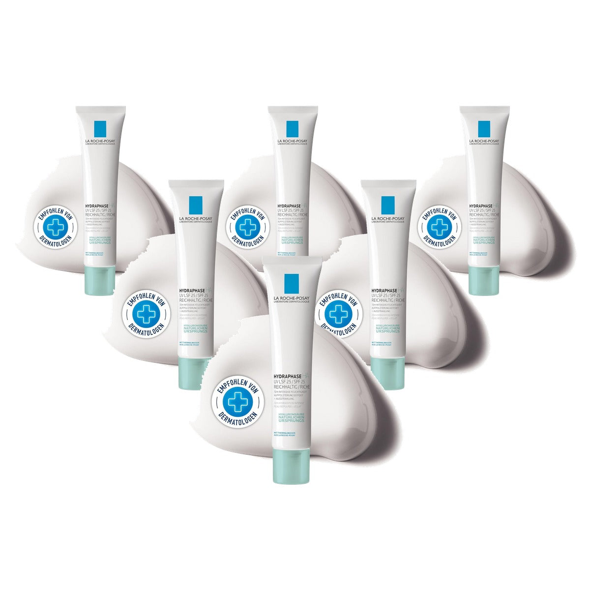 La Roche-Posay Hydraphase UV Light Vochtinbrengende Crème SPF 25, 40 ml - 6-pack