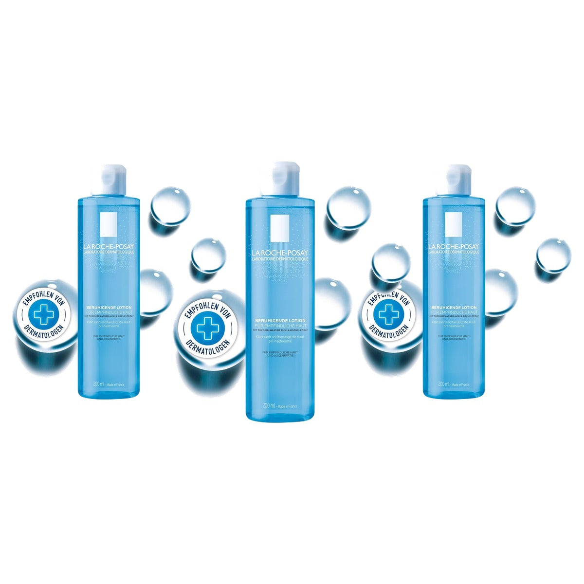 La Roche-Posay Kalmerende Reinigingslotion pH-Huidneutraal 200 ml - 3-pack