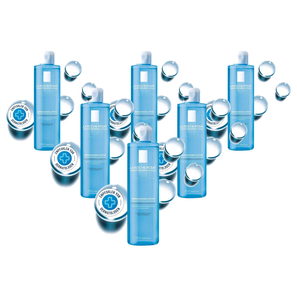 La Roche-Posay Kalmerende Reinigingslotion pH-Huidneutraal 200 ml - 6-pack