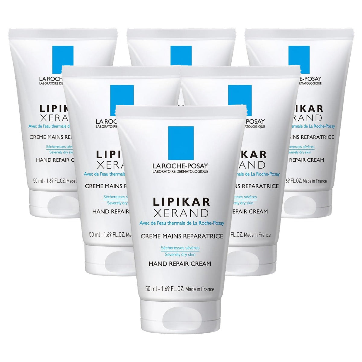 La Roche-Posay Cicaplast Xerand Regenererende Handcrème 50 ml - 6-pack
