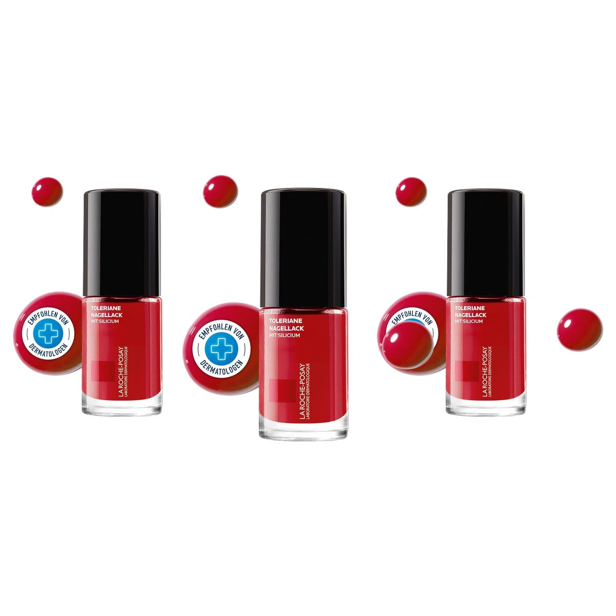 La Roche-Posay Toleriane Nagellak Perfect Rood 6 ml - 3-pack