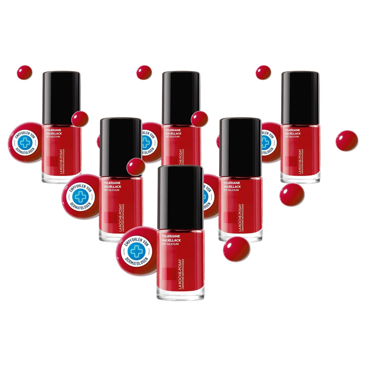 La Roche-Posay Toleriane Nagellak Perfect Rood 6 ml - 6-pack