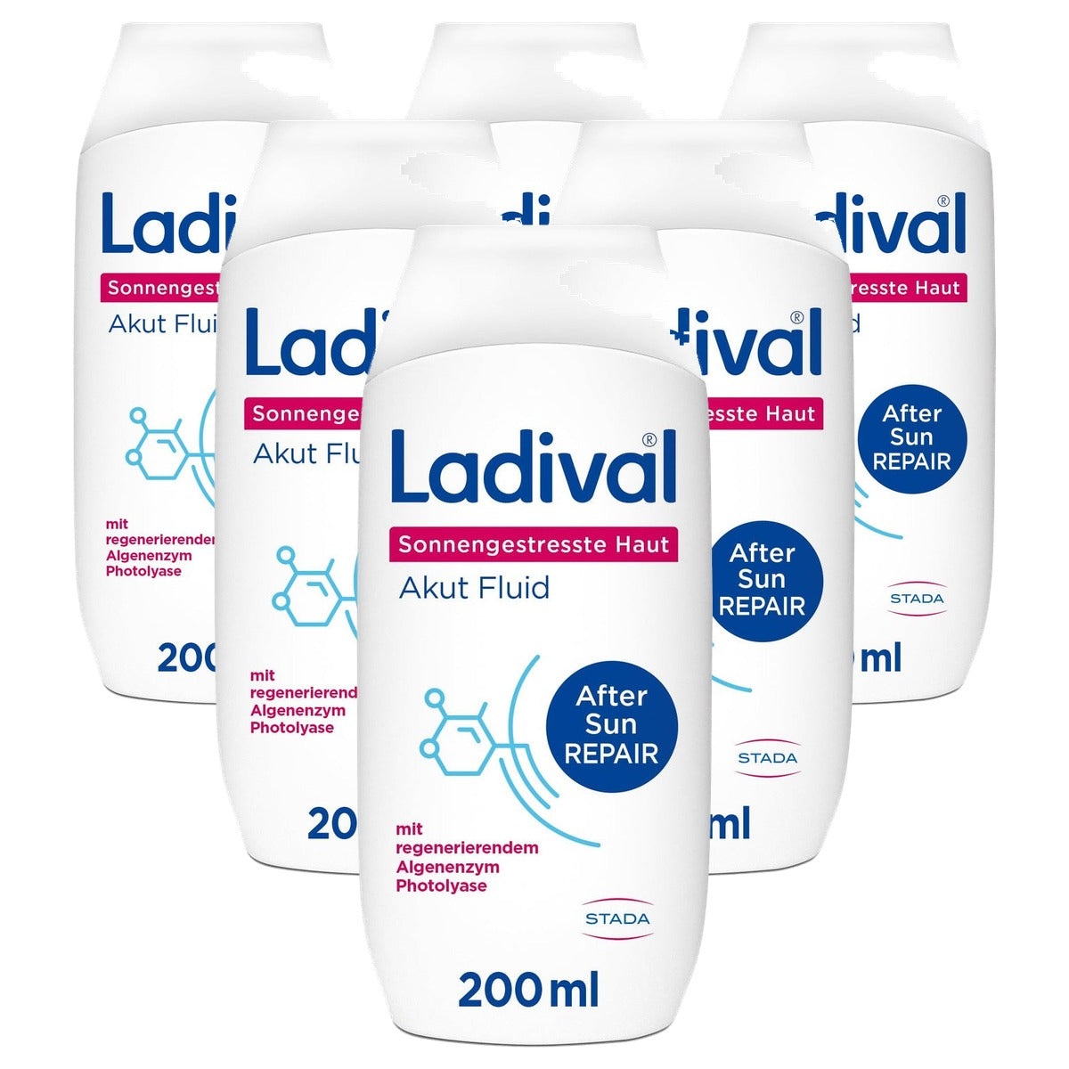 Ladival Acute Fluid After Sun Repair 6 x 200 ml - Voordeelverpakking