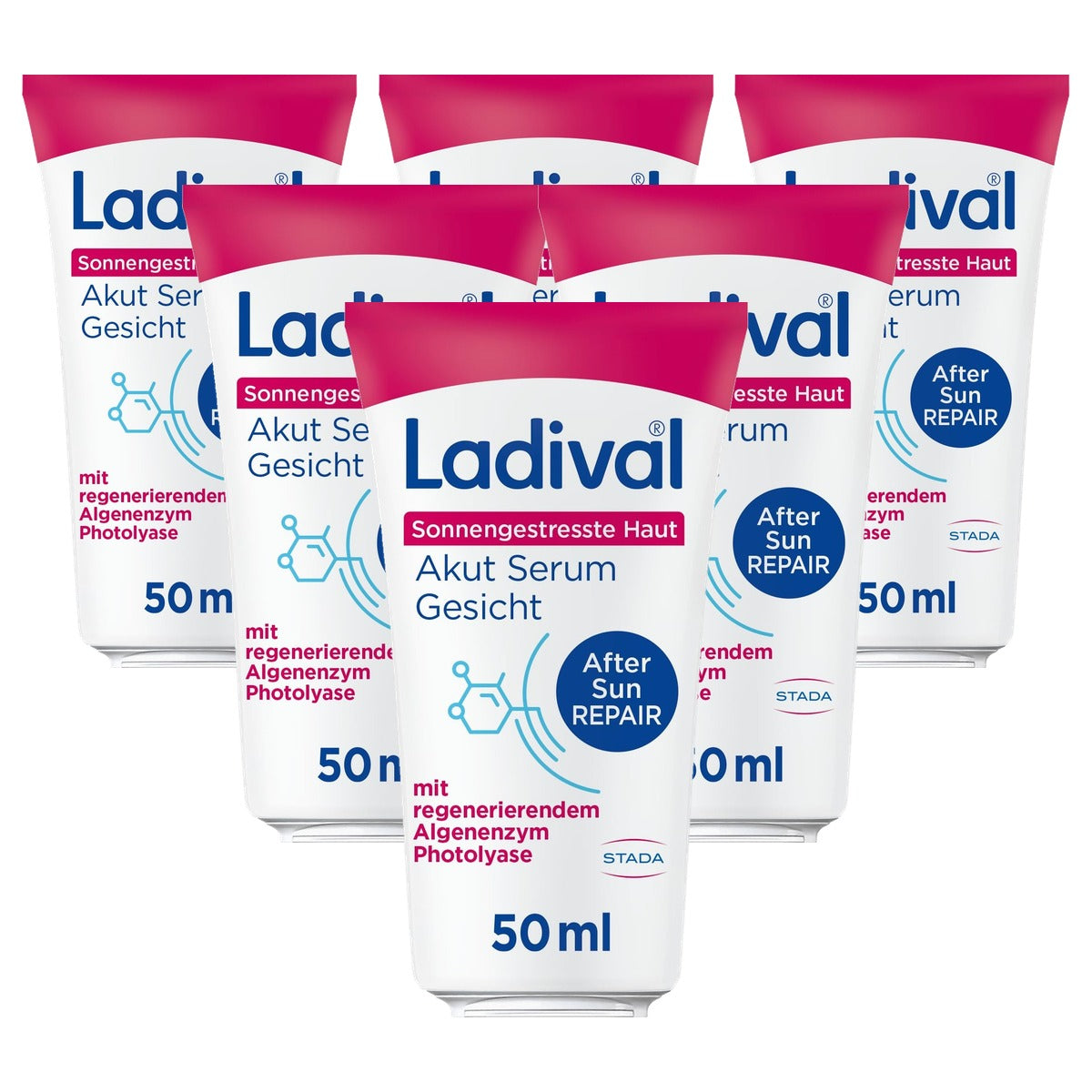 Ladival Acute Serum After Sun Repair Gezicht 6 x 50 ml - Voordeelverpakking