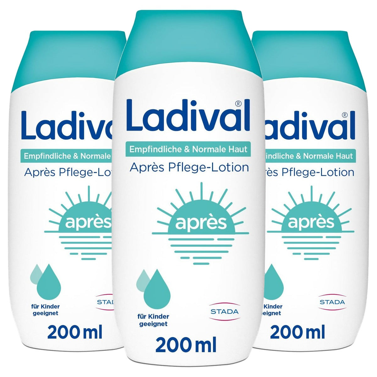 Ladival Après-verzorgende lotion gevoelige huid 3 x 200 ml - Voordeelverpakking
