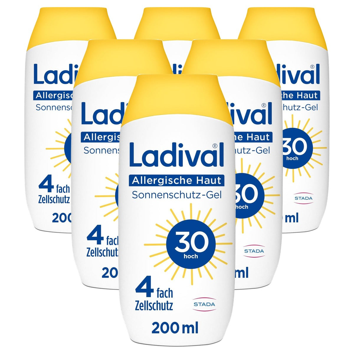 Ladival Zonnebrandgel voor allergische huid SPF 30 6 x 200 ml - Voordeelverpakking