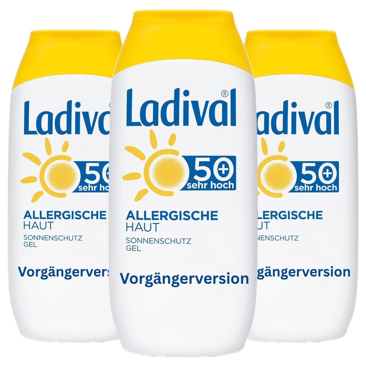 Ladival Zonnegel voor allergische huid SPF 50+ 3 x 200 ml - Voordeelverpakking