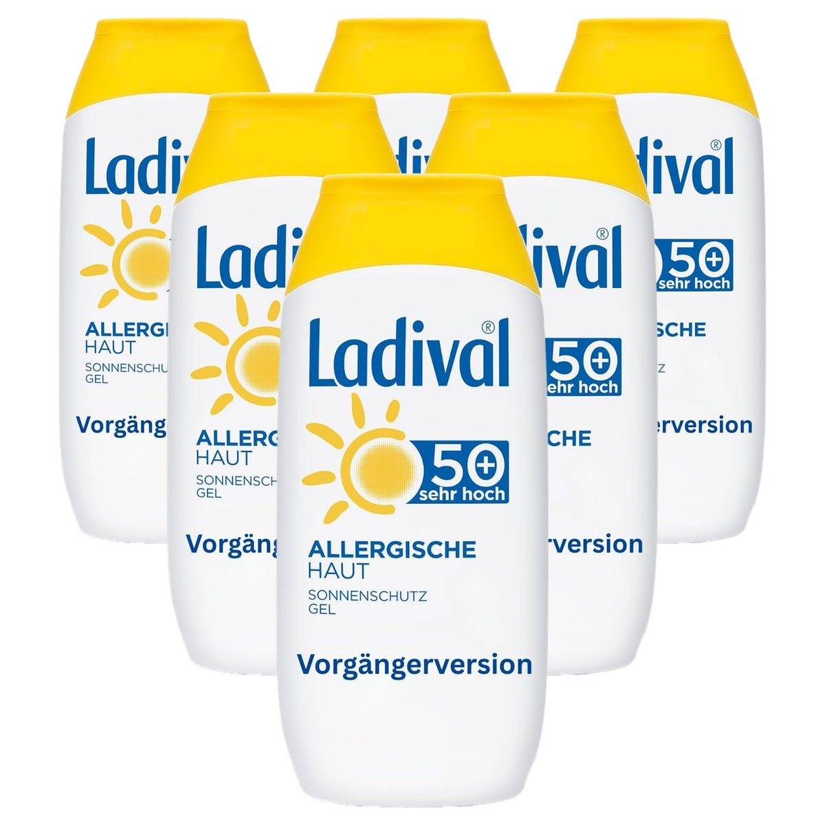 Ladival Zonnegel voor allergische huid SPF 50+ 6 x 200 ml - Voordeelverpakking