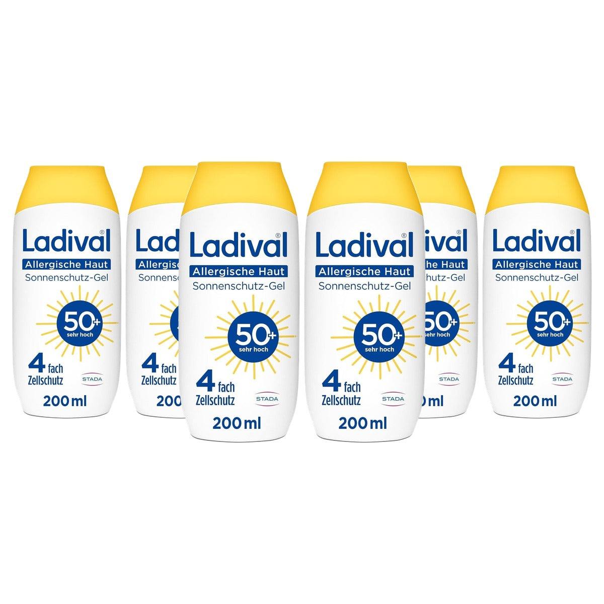 Ladival Zonweringsgel SPF 50+ voor allergische huid 3 x 200 ml - Voordeelverpakking
