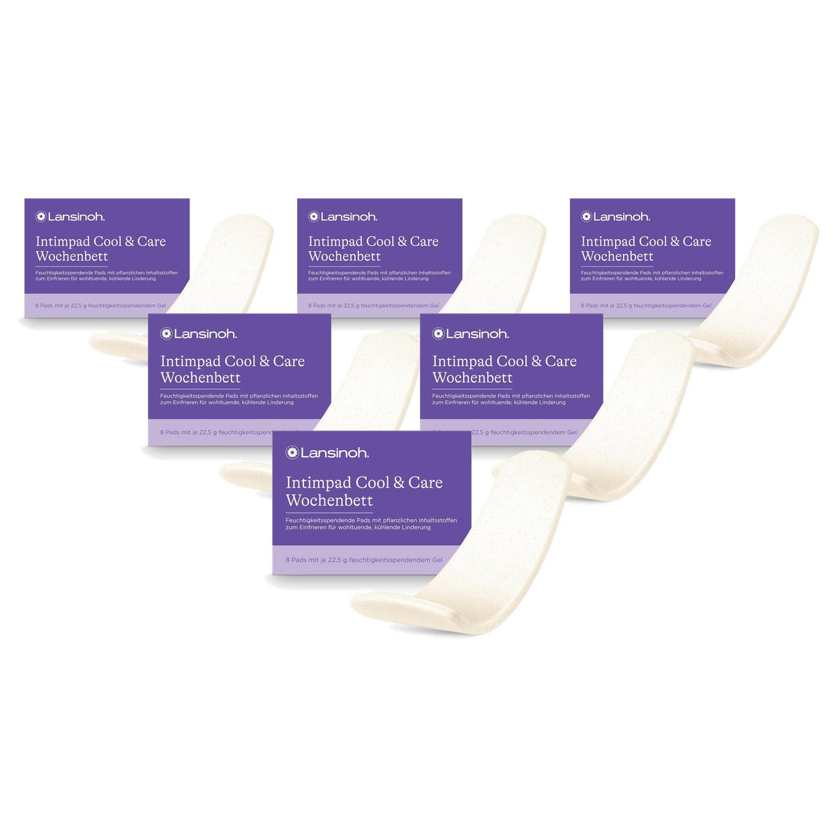 Lansinoh Intimpad Cool & Care voor Kraambed 8 stuks - 6-pack