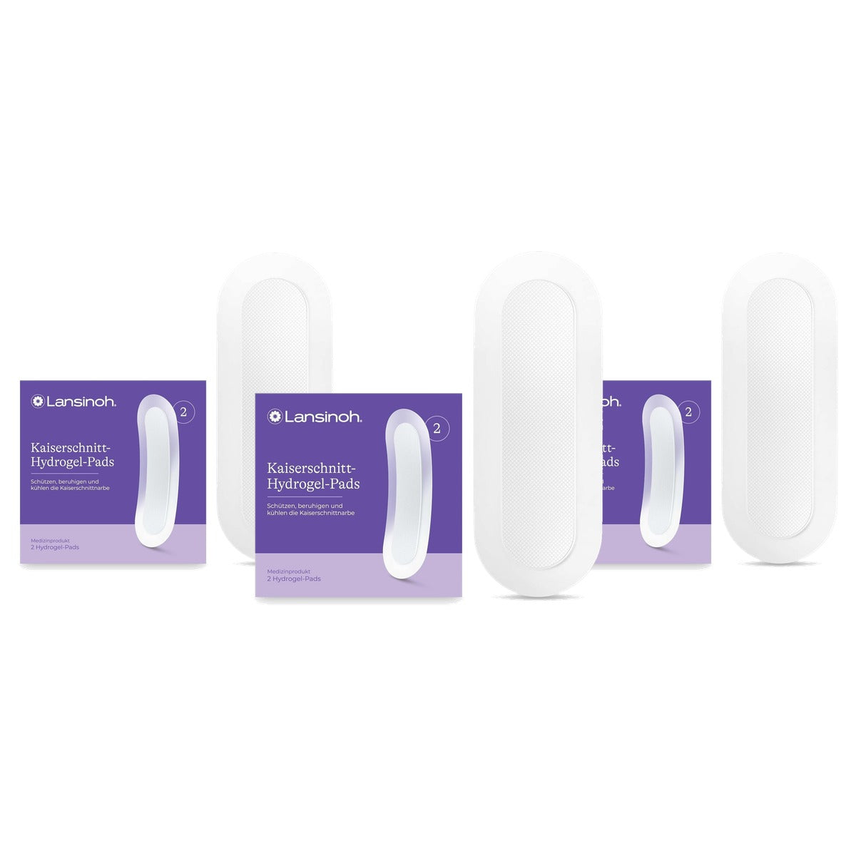 Lansinoh Keizersnede Hydrogel Pads 2 stuks - 3-pack