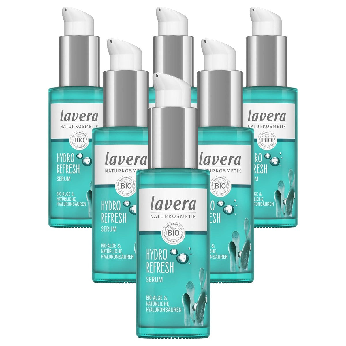 lavera Hydro Refresh Serum 6 x 30 ml - Voordeelverpakking