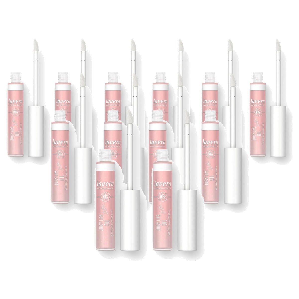 lavera Juicy Lips Oil 2 x 6 x 5,5 ml - Voordeelverpakking