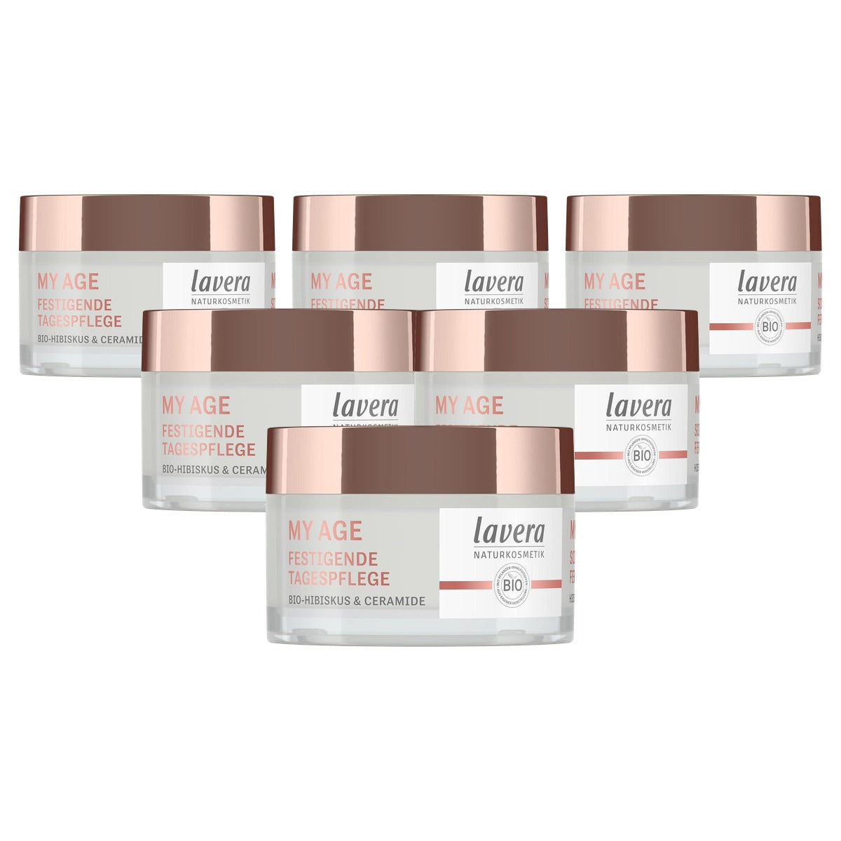 lavera My Age verstevigende dagverzorging 6 x 50 ml - Voordeelverpakking