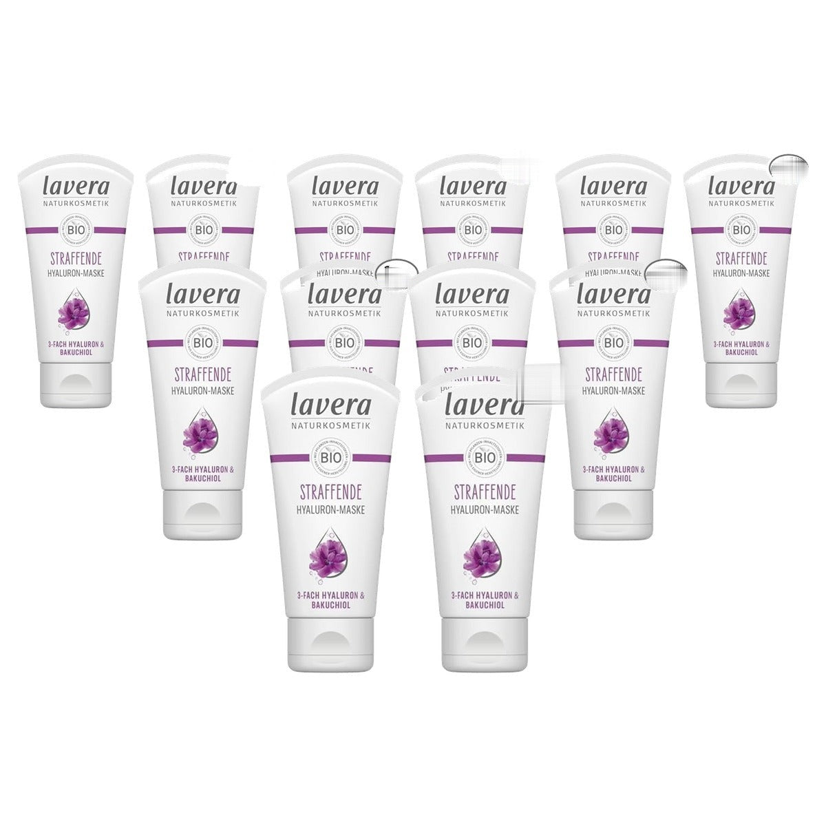 lavera Verstevigend hyaluronmasker 6 x 50 ml - Voordeelverpakking