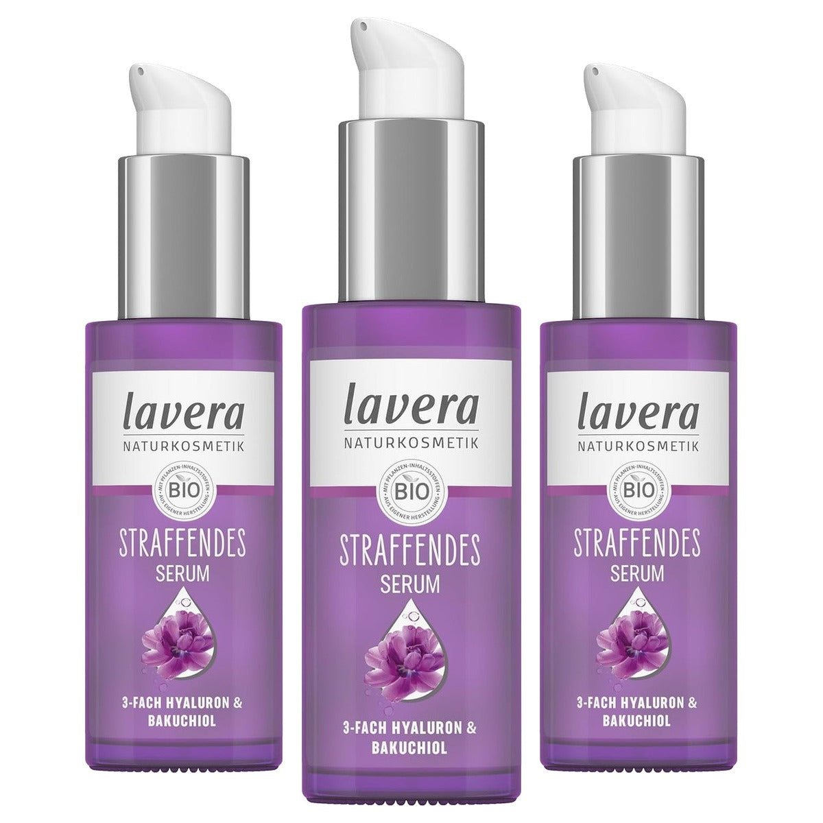 lavera Verstevigend Serum 3 x 30 ml - Voordeelverpakking