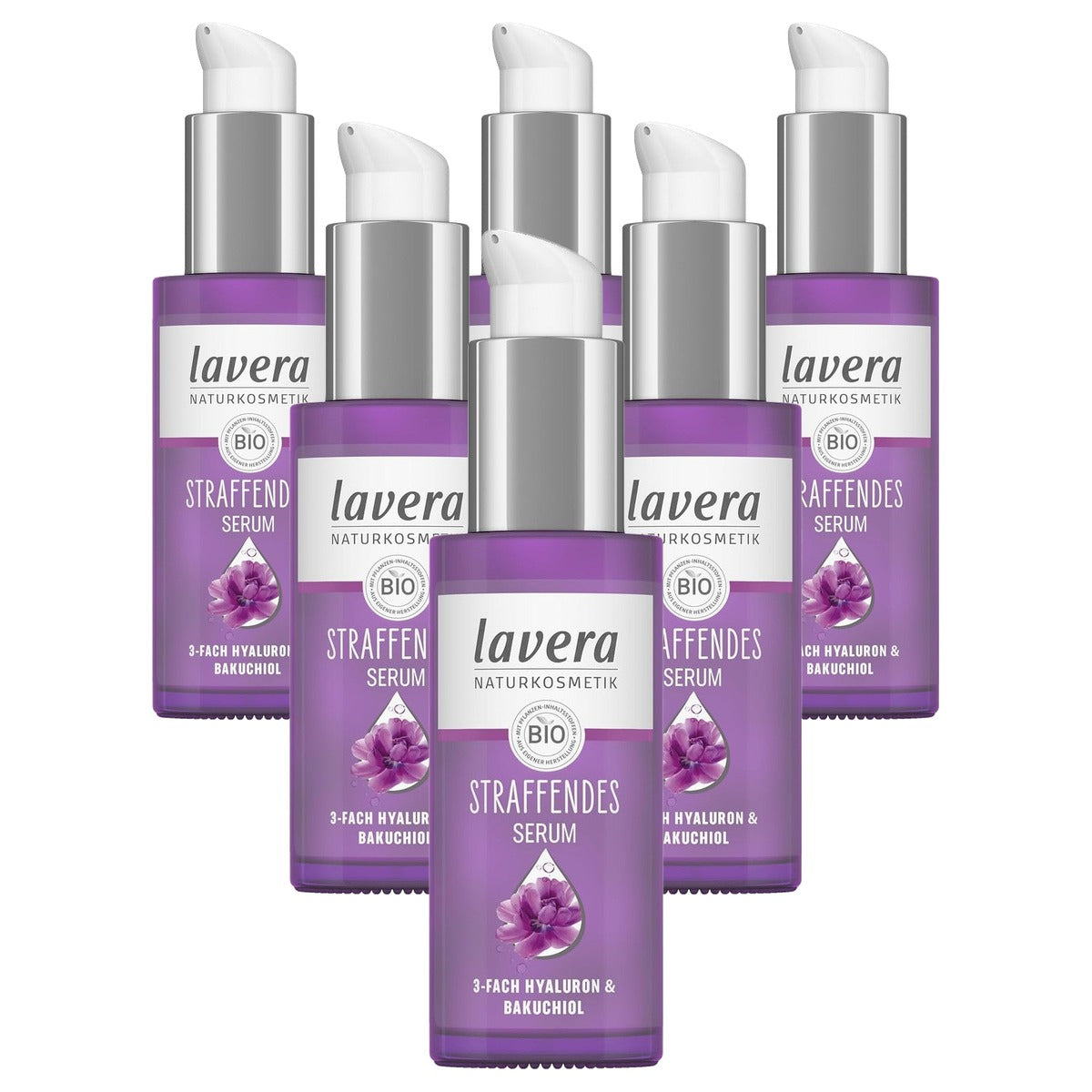 lavera Verstevigend Serum 6 x 30 ml - Voordeelverpakking