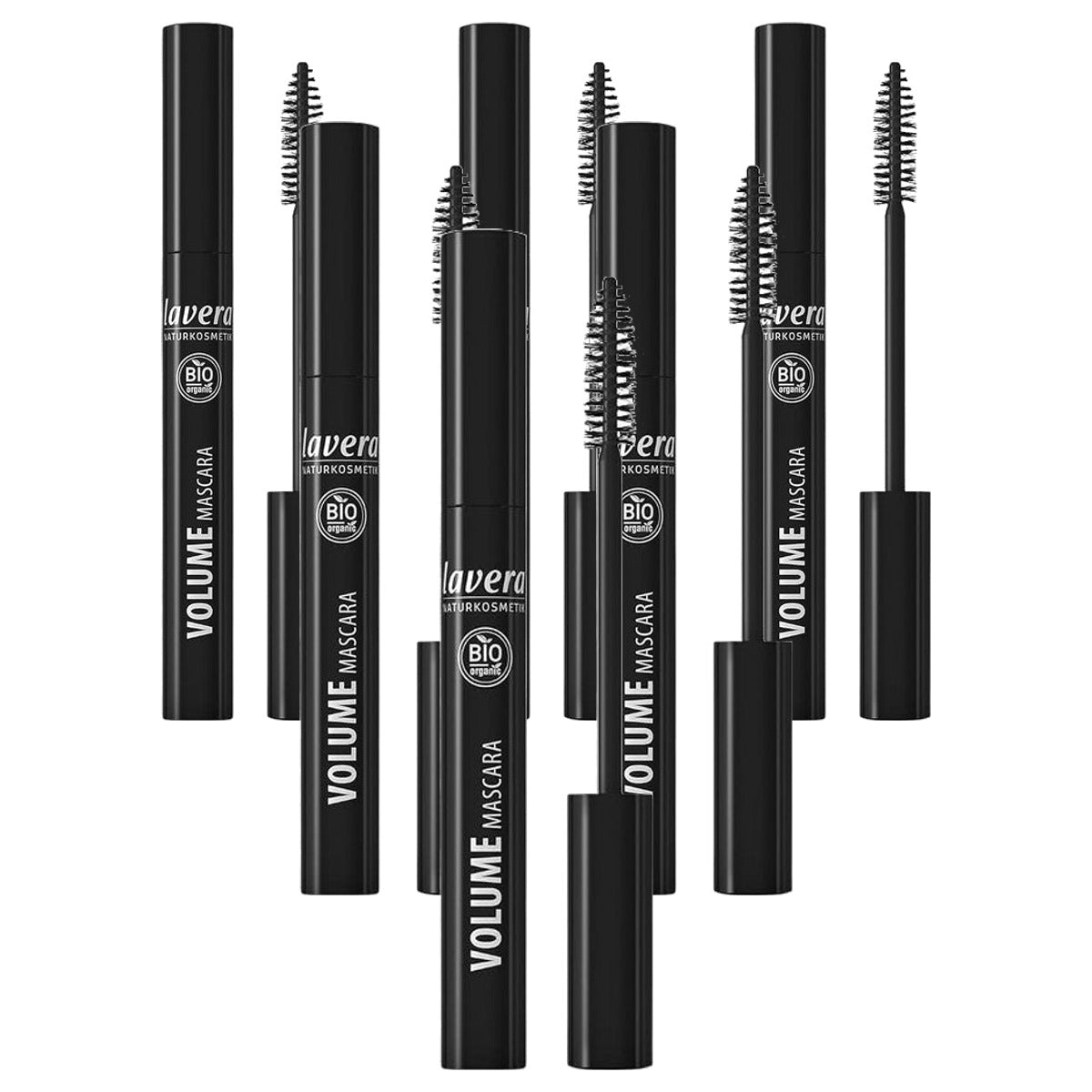 lavera Volume Mascara Brown 6 x 9 ml - Voordeelverpakking