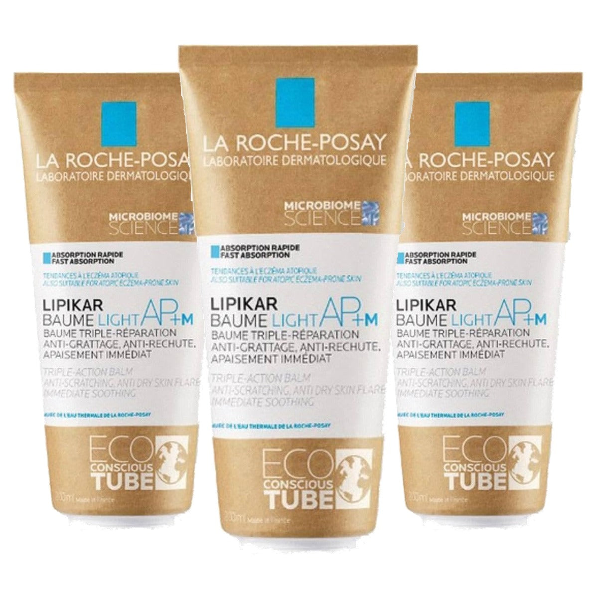 La Roche-Posay Lipikar Baume Light AP+M Hydraterende Lotion 200 ml - 3-pack