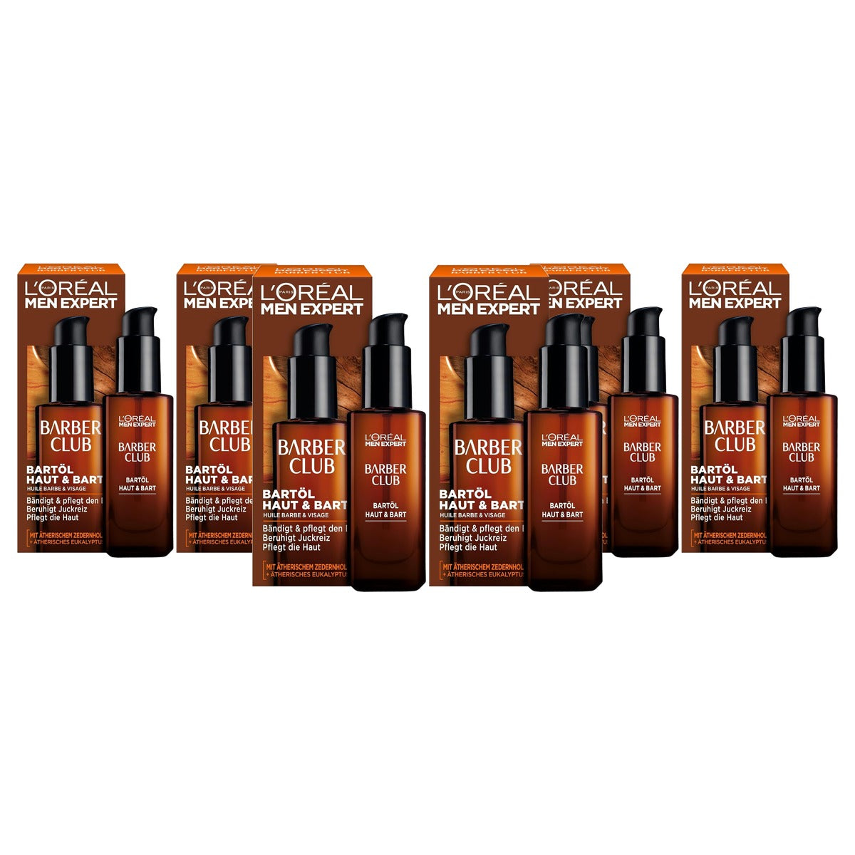 L'Oréal Men Expert Barber Club Baardolie 3 x 30 ml - Voordeelverpakking