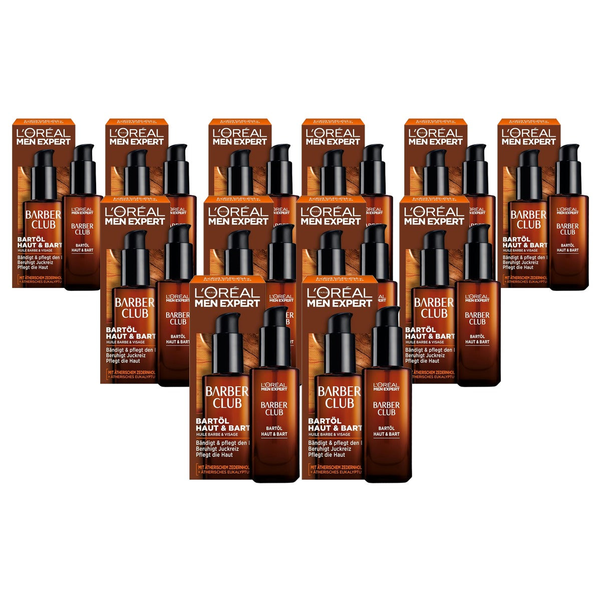 L'Oréal Men Expert Barber Club Baardolie 6 x 30 ml - Voordeelverpakking