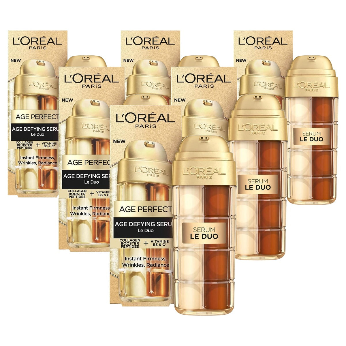 L'Oreal Paris Age Perfect Anti-aging Serum 6 x 30 ml - Voordeelverpakking