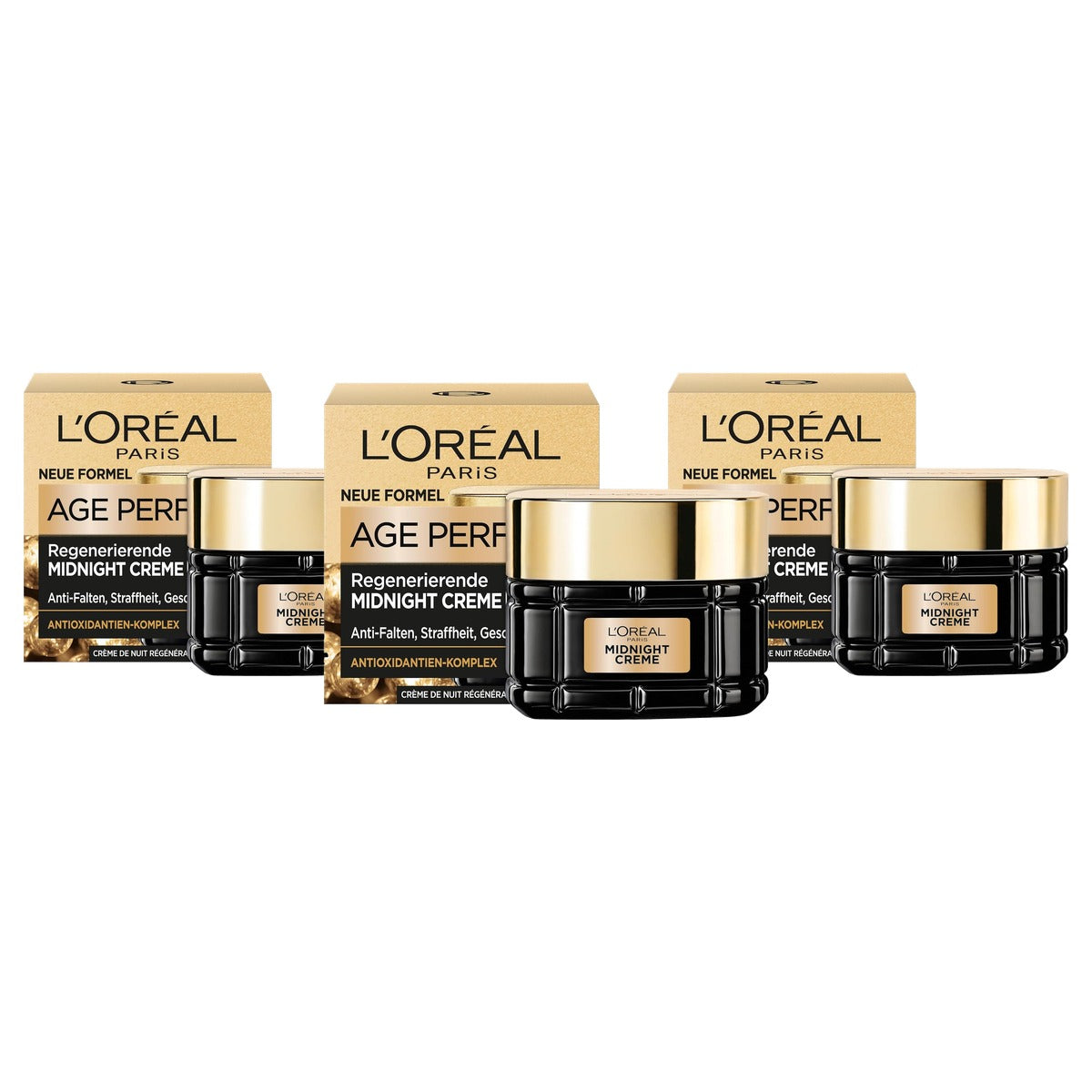 L'Oréal Paris Age Perfect Cell Renaissance Midnight Cream 3 x 50 ml - Voordeelverpakking