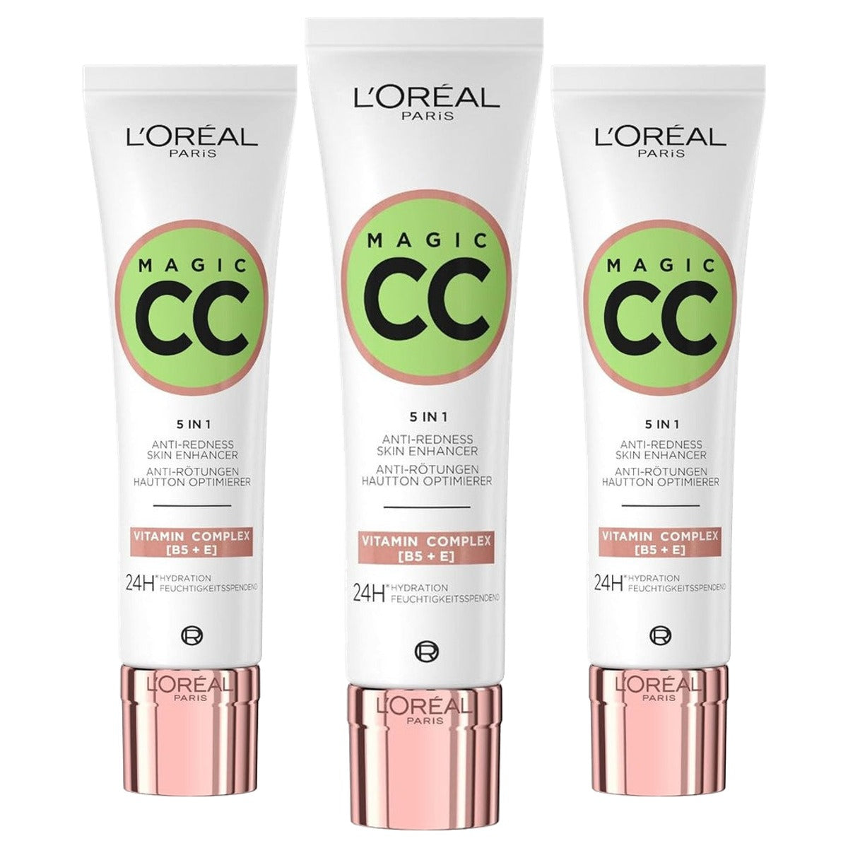 L'Oréal Paris CC C'est Magic Anti-roodheid 3 x 30 ml - Voordeelverpakking