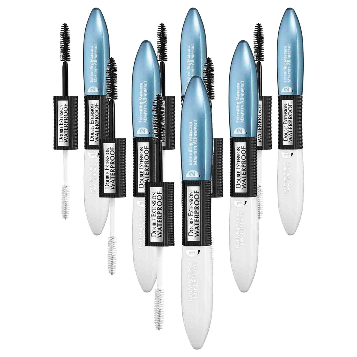 L'Oréal Paris Double Extension Mascara Carbon Black 6 x 12 ml - Voordeelverpakking