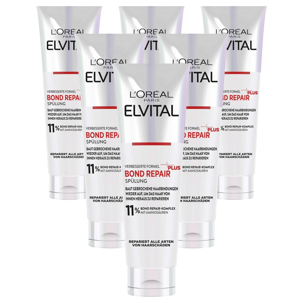 L'Oréal Paris Elvital Bond Repair Plus Conditioner 6 x 150 ml - Voordeelverpakking