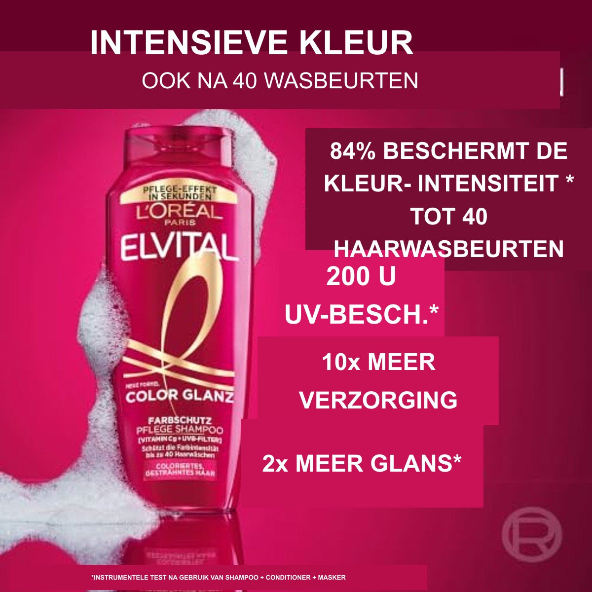 L'Oréal Paris Elvital Color Glanz Kleurbeschermende Shampoo met UV-filter 1000 ml