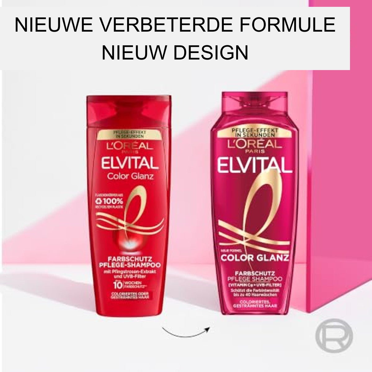 L'Oréal Paris Elvital Color Glanz Kleurbeschermende Shampoo met UV-filter 1000 ml