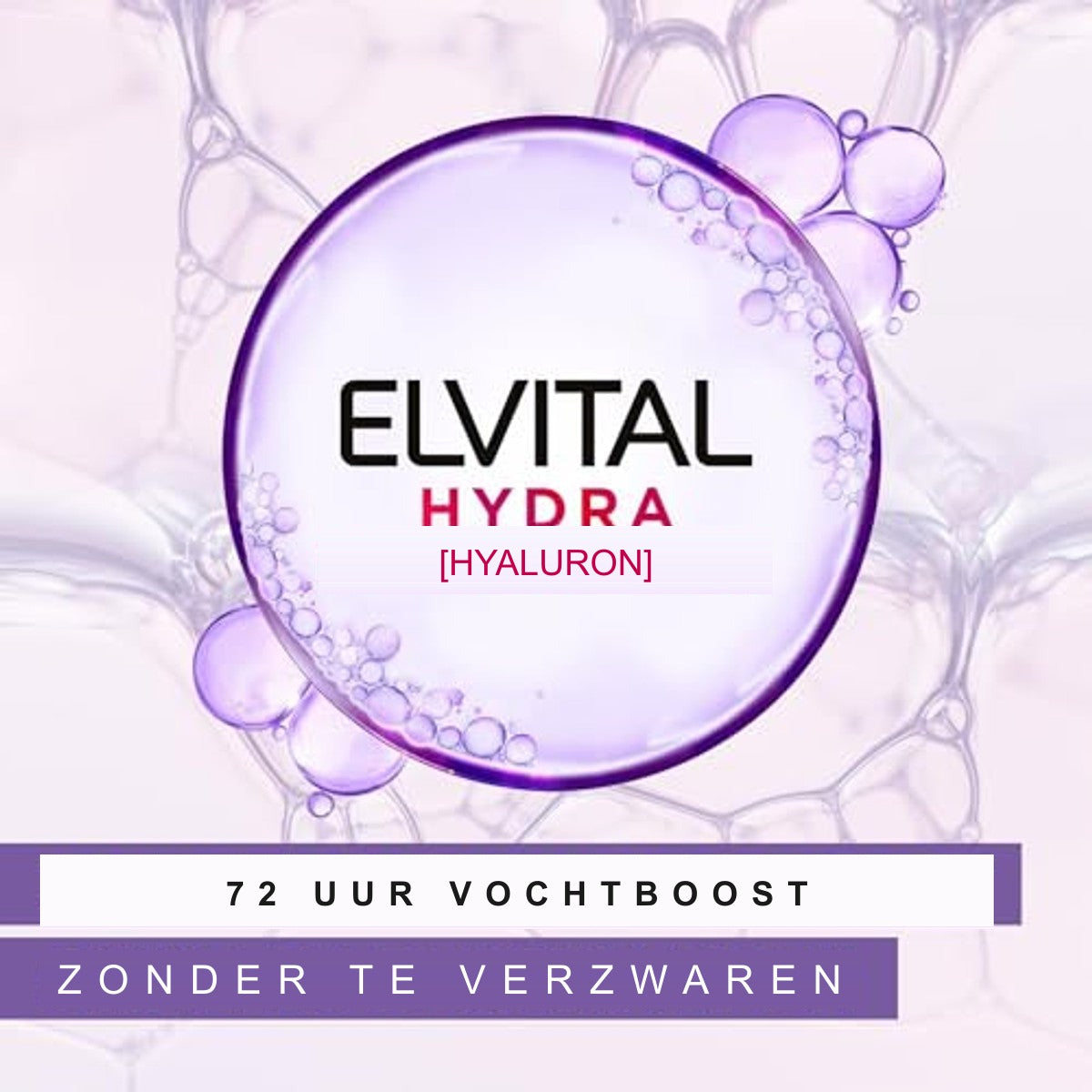 L'Oréal Paris Elvital Hydra Hyaluronic Hydraterende spoeling voor glanzend haar, hyaluronconditioner voor een vochtboost en bescherming, langdurige hydratatie en verzorging, 250 ml