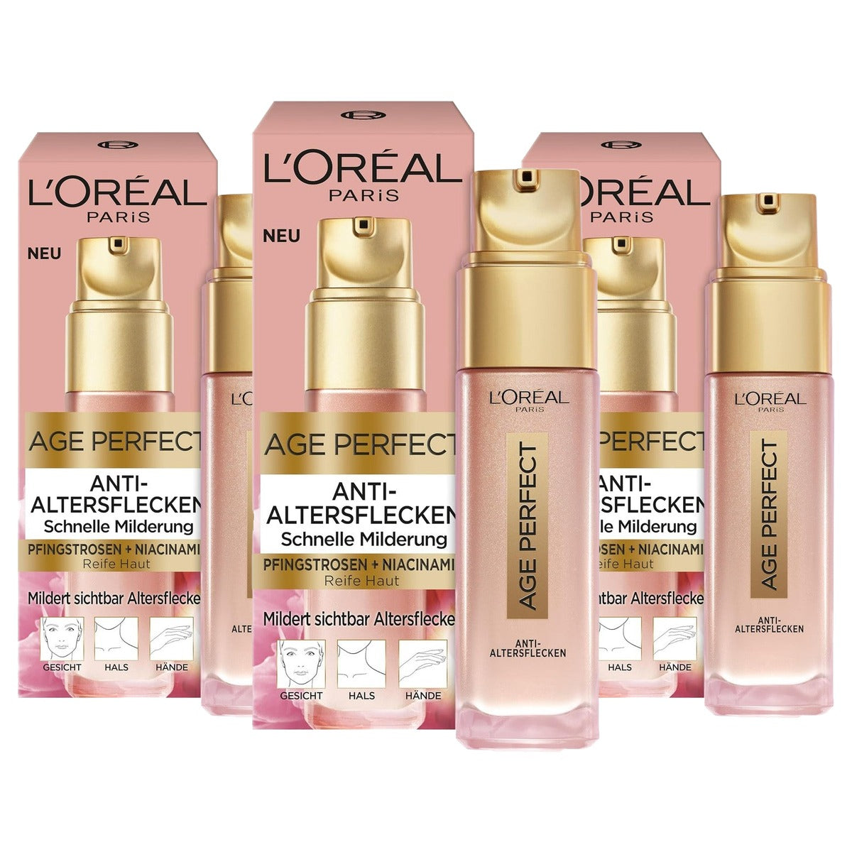 L'Oréal Paris Golden Age Rapid Corrector Serum 3 x 30 ml - Voordeelverpakking