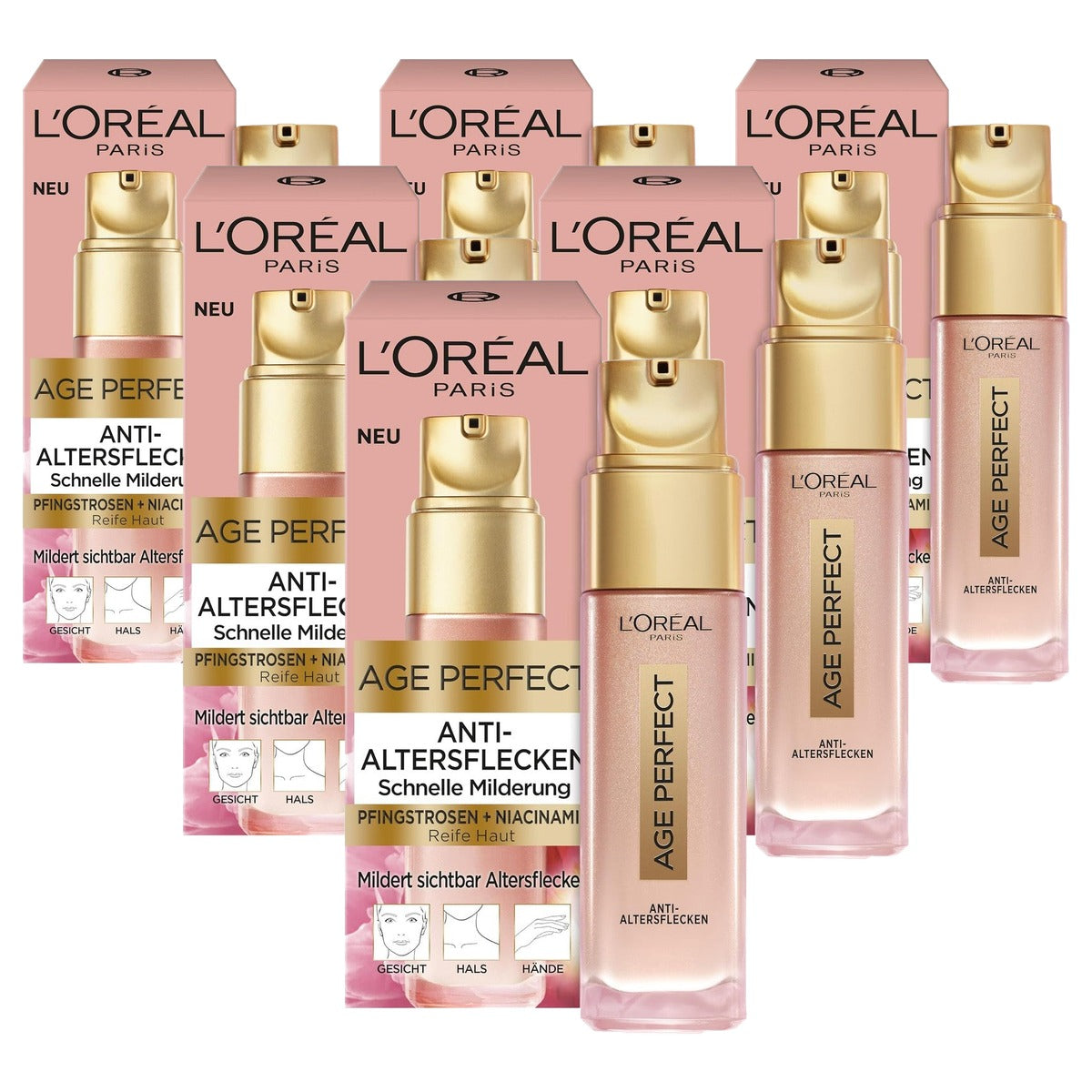 L'Oréal Paris Golden Age Rapid Corrector Serum 6 x 30 ml - Voordeelverpakking