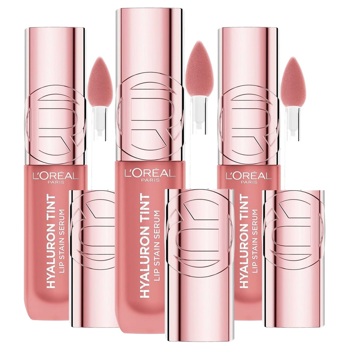 L'Oréal Paris Hyaluron Tint Lip Stain Serum 601 Worth it 3 x 5 ml - Voordeelverpakking