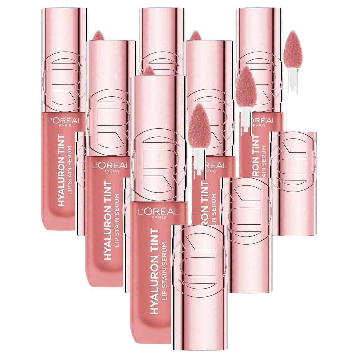 L'Oréal Paris Hyaluron Tint Lip Stain Serum 601 Worth it 6 x 5 ml - Voordeelverpakking