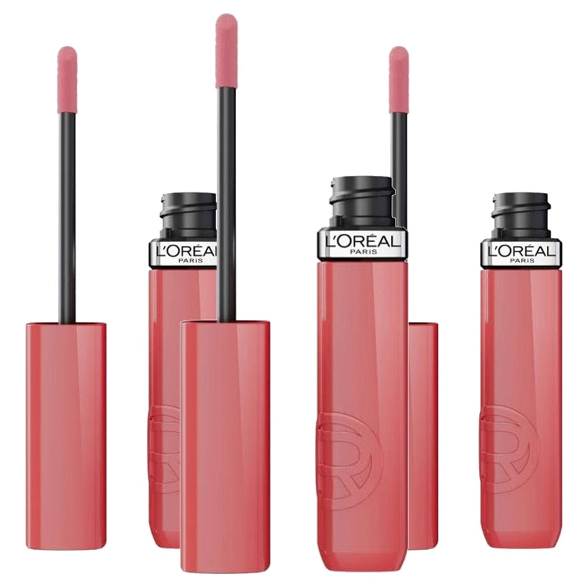 L'Oréal Paris Infaillible Laque Resistance 16H 600 Le Nu Rosé 3 x 4,3 ml - Voordeelverpakking