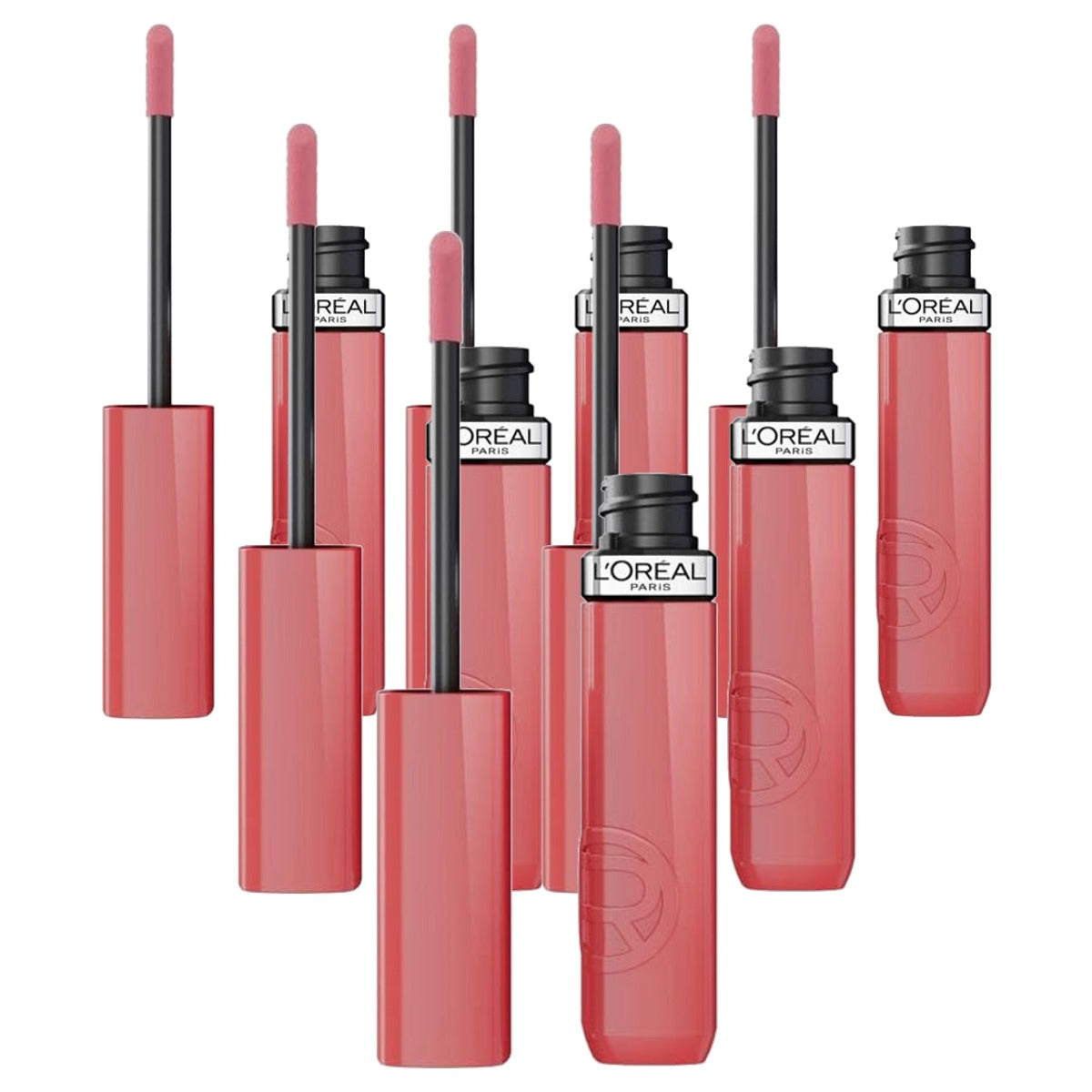 L'Oréal Paris Infaillible Laque Resistance 16H 600 Le Nu Rosé 6 x 4,3 ml - Voordeelverpakking