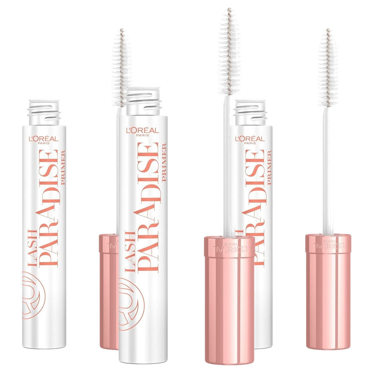 L'Oréal Paris Lash Paradise Primer transparant 3 x 7,2 ml - Voordeelverpakking